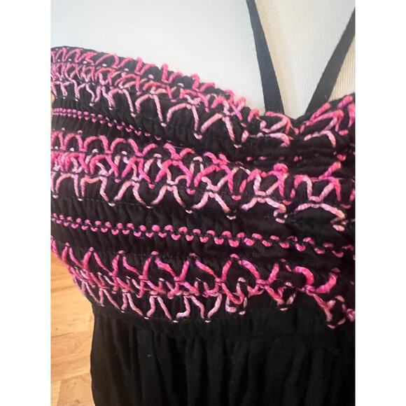 CACHE NWT TUBE TOP EMBROIDERED DRESS WOMENS MEDIUM - Picture 4 of 5